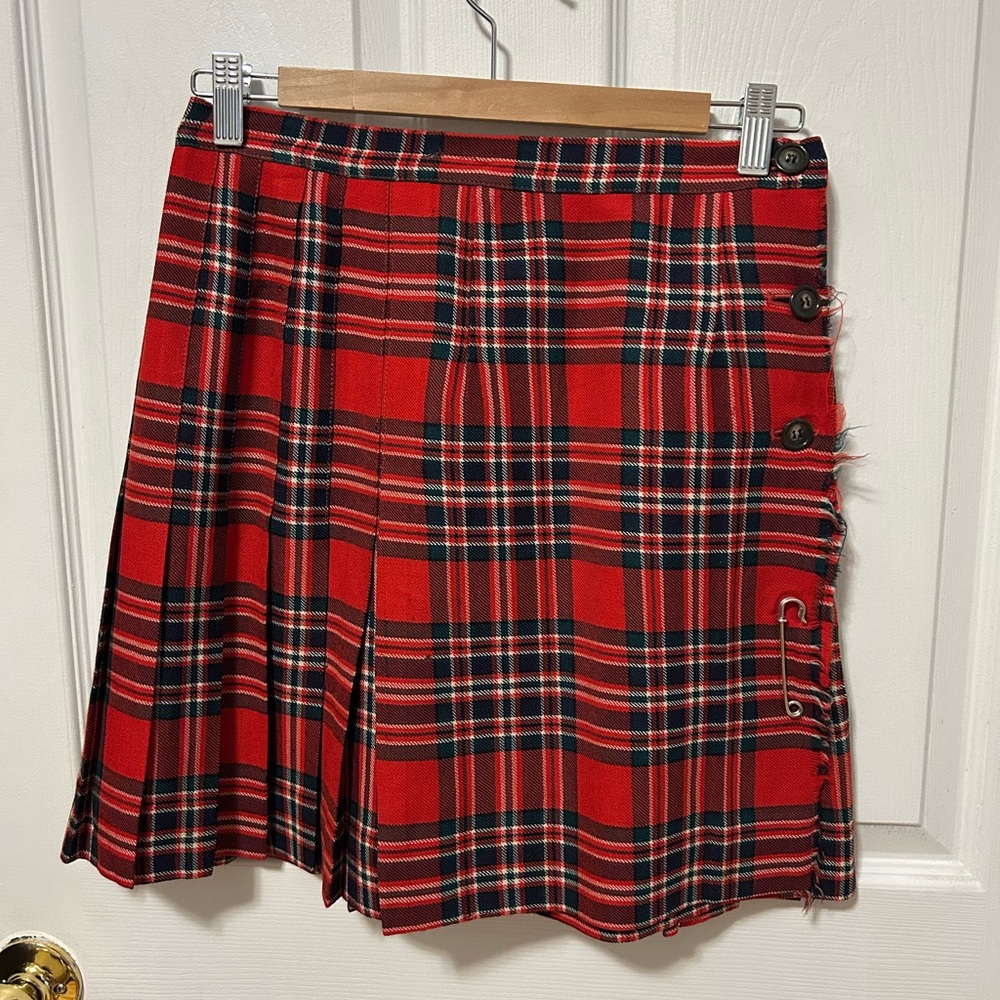 Plaid Red Kilt